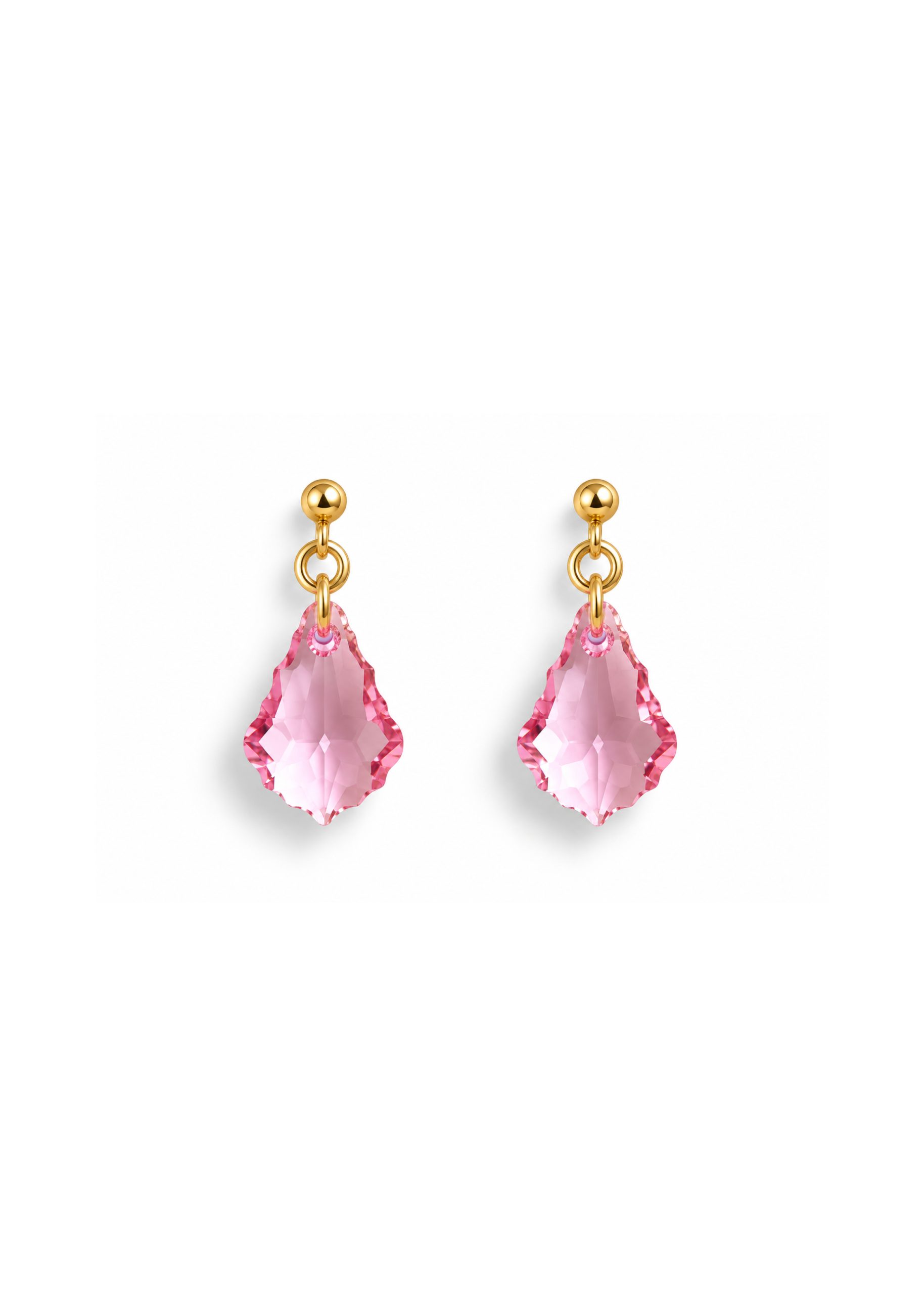 BAROQUE SWAROVSKI Earrings - Rose/Gold