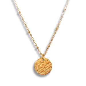 IRONBARK DISC Necklace - Gold