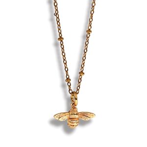 HONEY BEE NECKLACE - Gold