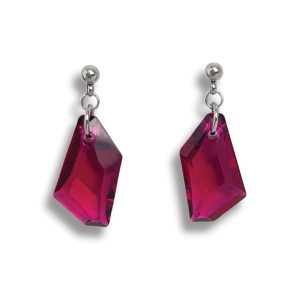 DE ART EARRINGS - Ruby