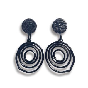 WHIRLPOOL EARRINGS - Black