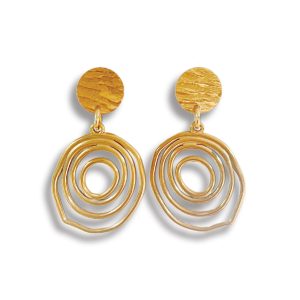 WHIRLPOOL EARRINGS - Gold