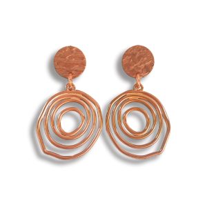 WHIRLPOOL EARRINGS - Rose Gold