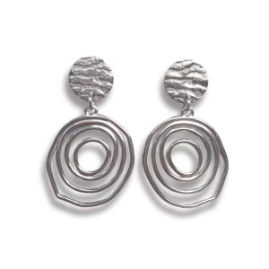 WHIRLPOOL EARRINGS - Silver