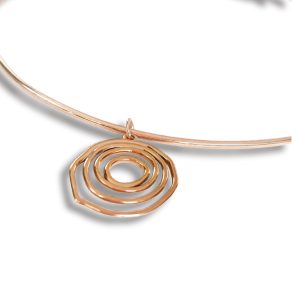 WHIRLPOOL NECKLACE - Rose Gold