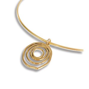 WHIRLPOOL NECKLACE - Gold