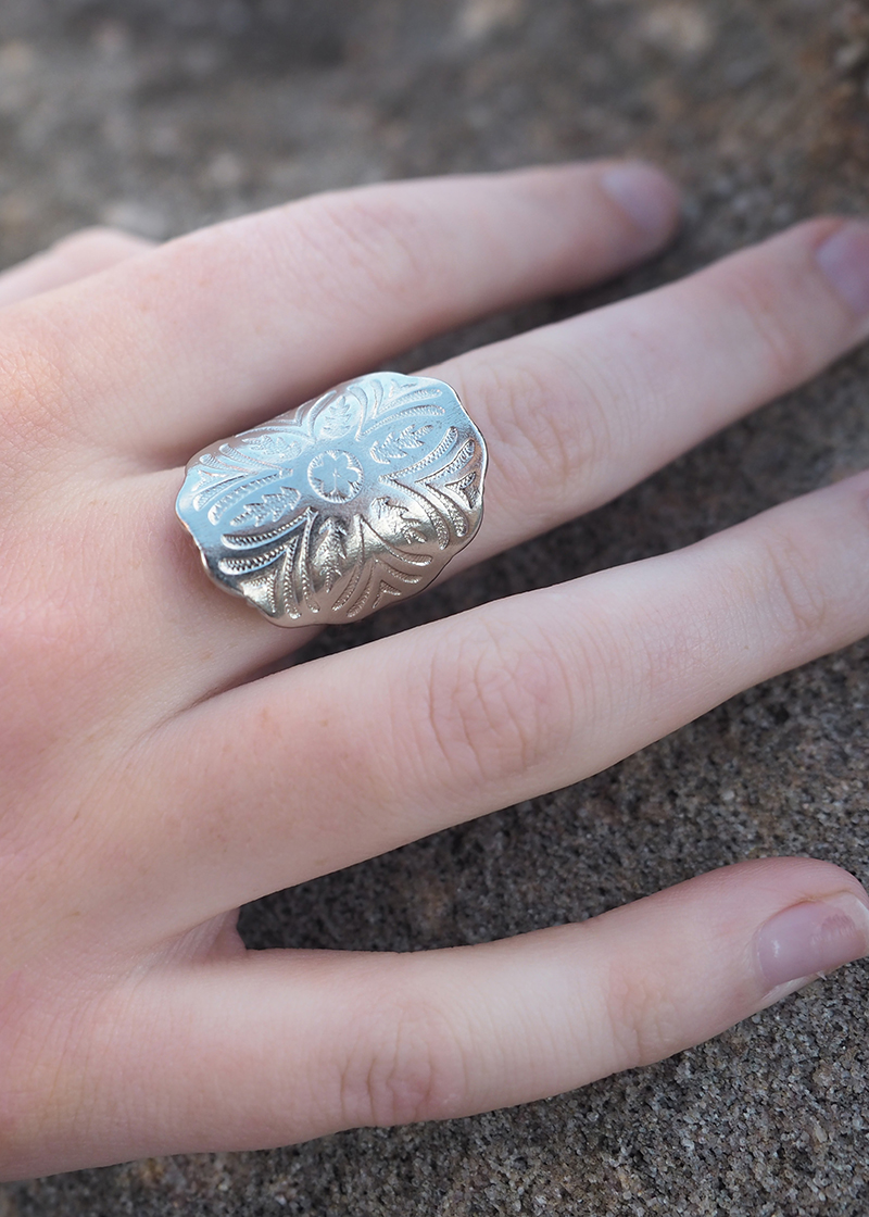 MANDALA SPOON RING - Image 3