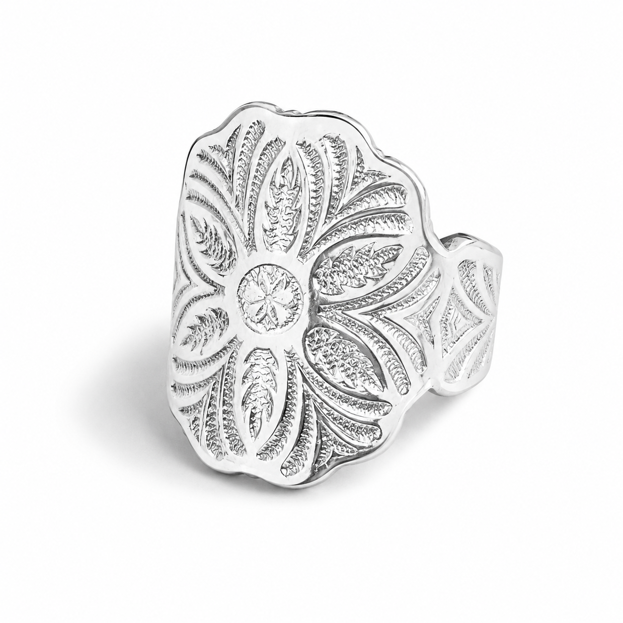 MANDALA SPOON RING