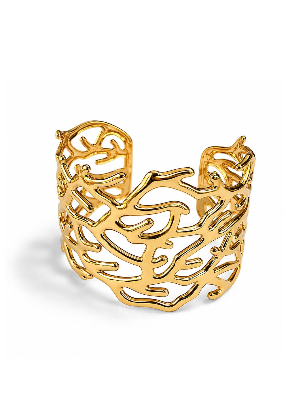 Coral Cuff - Gold