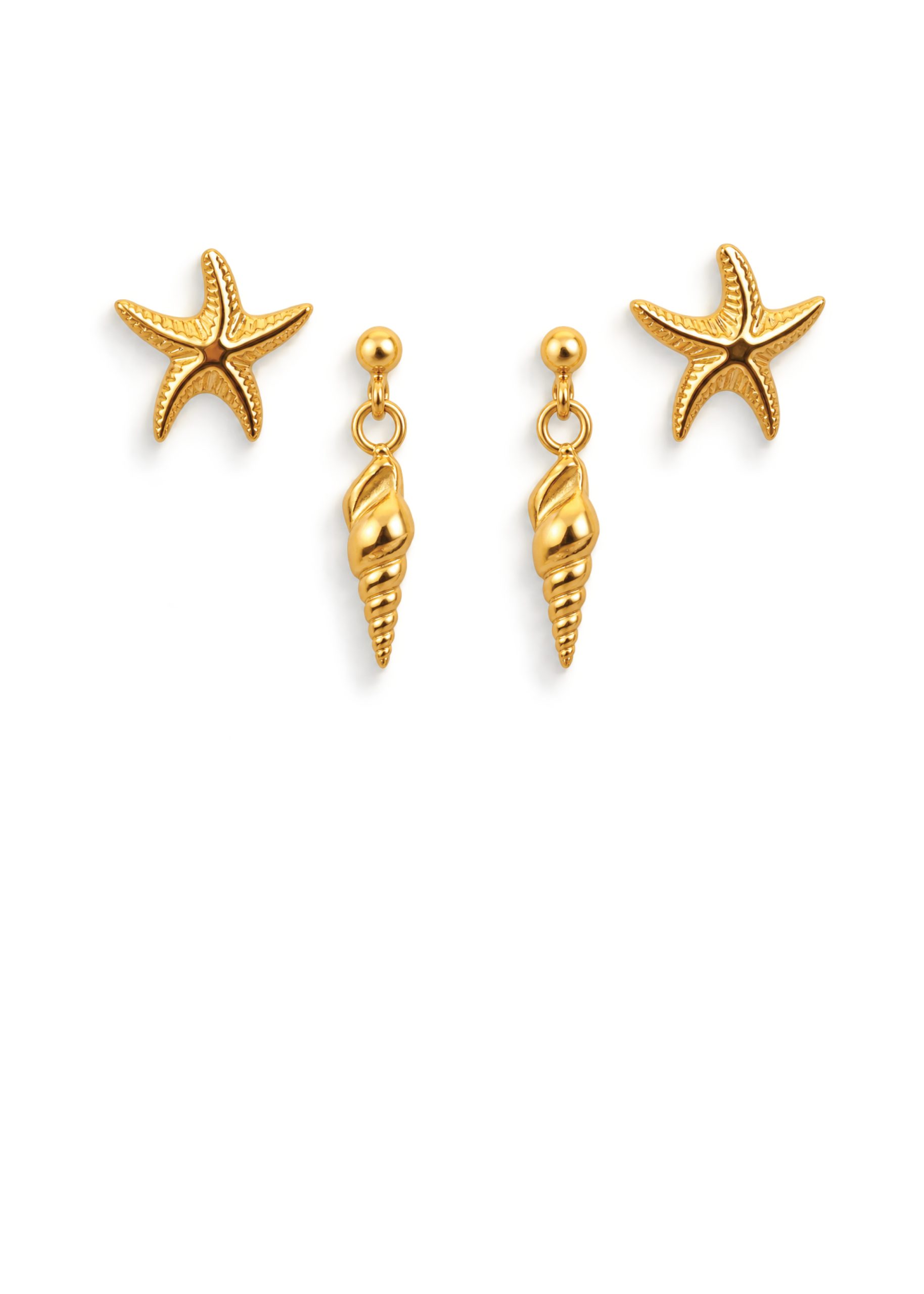Starry Seas - Double Earring Stack